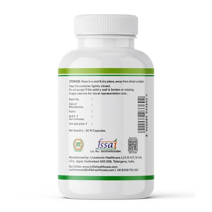 INLIFE Prebiotic and Probiotic Supplement for Gut Health | Lactobacillus Bacteria for Digestive Health Immunity Booster | Probiotics for Women Men - 30 Capsules (Pack of 1, 30, count)