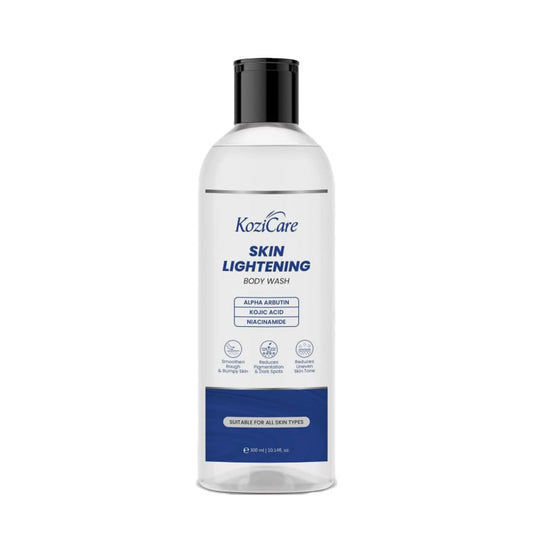 Kozicare Soap Skin Lightening Body Wash Gel | Alpha Arbutin, Niacinamide & Kojic Acid | Helps Reduces Pigmentation, Dark Spots & Uneven SkinTone |For Men & Women - 300 Ml