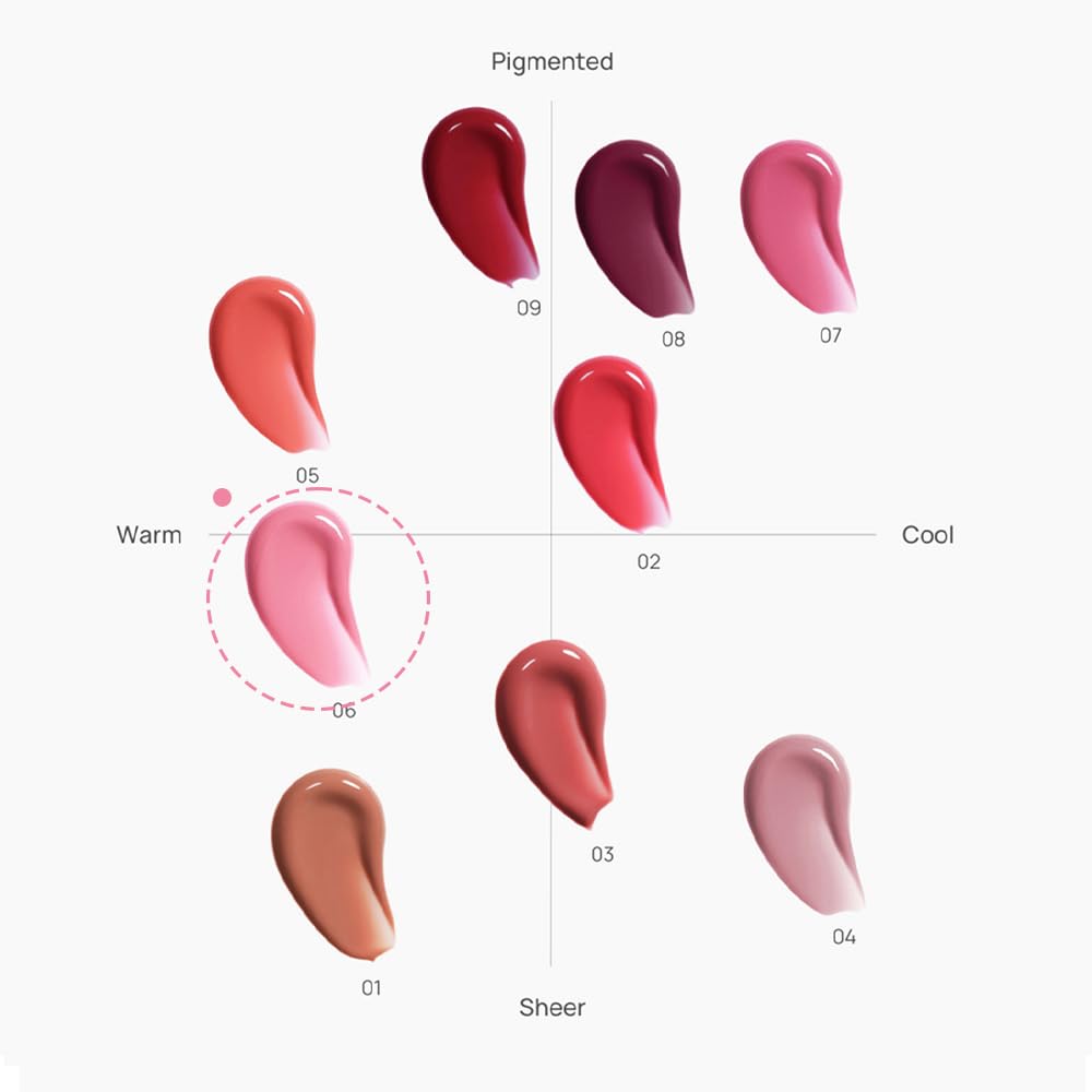 House of Hur Moist Ampoule Blusher (06 Cherry Blossom) Hydrating & Long-Lasting Liquid Blush, Buildable Water-Based Formula With 61% Moisture Essence, Lightweight, Glides On Smoothly (10ml)