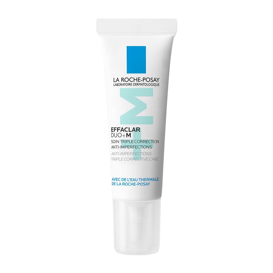 La Roche-Posay Effaclar DUO+M skincare tube on a white background