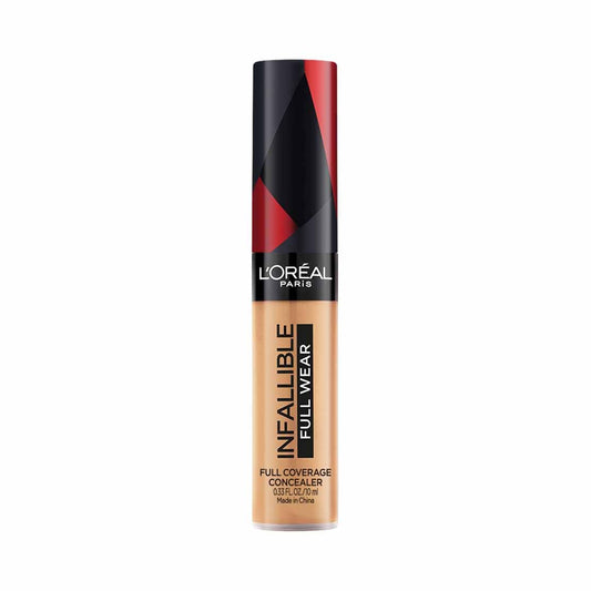 L'Oreal Paris Full Coverage Concealer, High Cover, Waterproof Formula, Long-lasting, For Undereye Circles and Blemishes, For Highlighting and Contouring, Infallible, Shade: 317, 10g