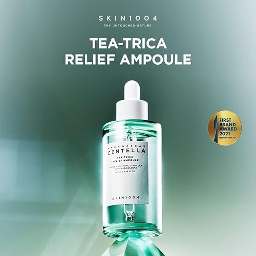 SKIN1004 Madagascar Centella Tea-Trica Relief Ampoule | Soothing Hydration for Sensitive Skin
