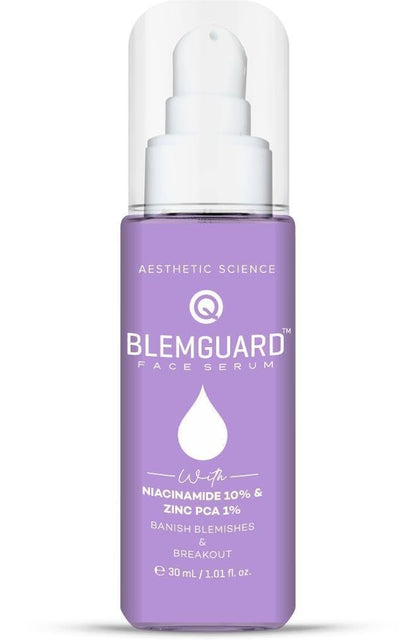 COSMOQ Blemguard Face Serum 30ml | 10% Niacinamide & Zinc PCA 1% | Serum for Oily Skin & Uneven Skin Tone | Helps with Oil Control & Pore Appearance | All Skin Types