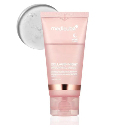 Medicube Collagen Night Wrapping Mask 75ml Overnight Sleeping Mask for Elasticity and Hydration