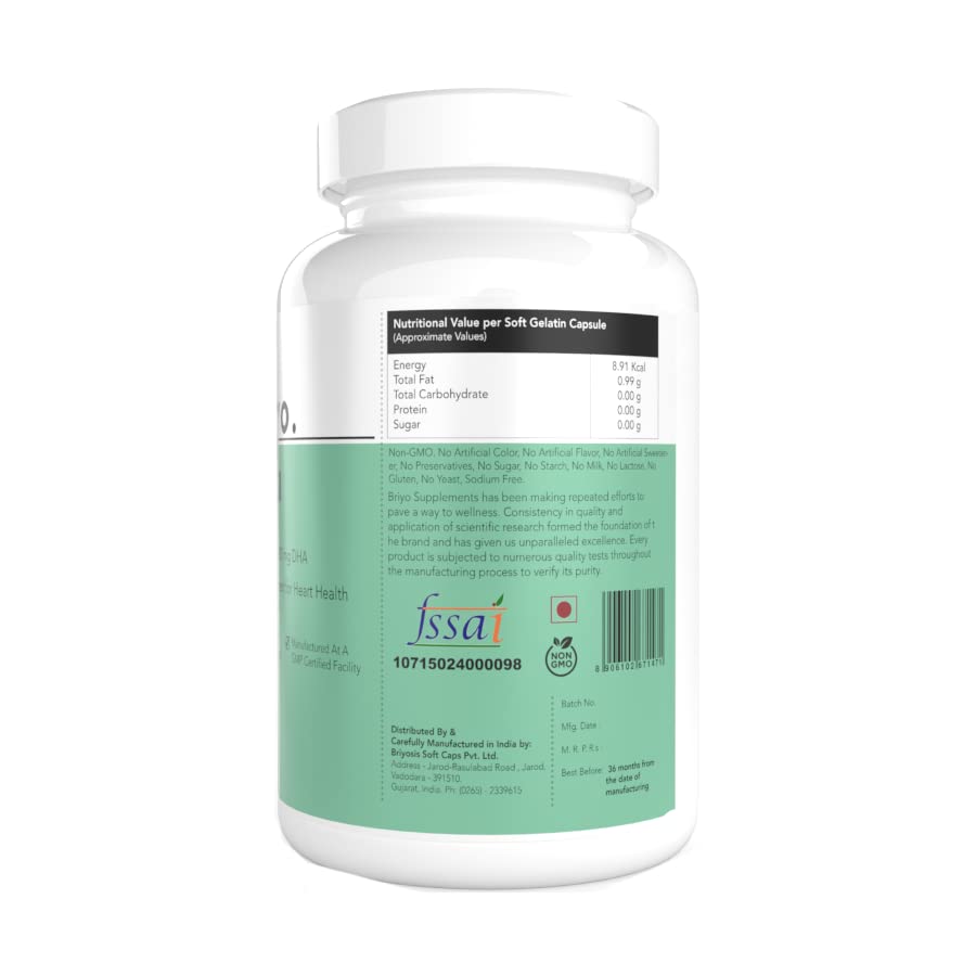 Supplement bottle with label on a white background