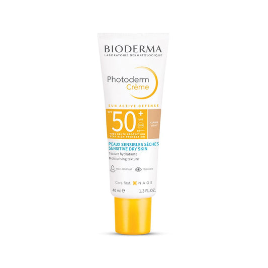 Bioderma Photoderm Creme SPF 50+ tube on a white background