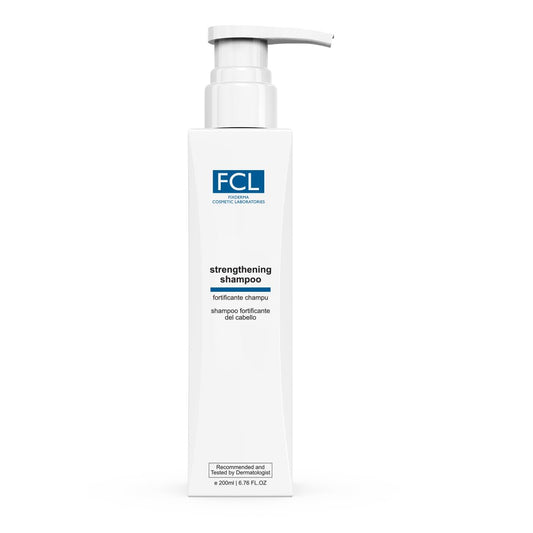 FCL Strengthening Shampoo| Strengthens Hair | Controls Hair Fall | Reduces Frizz | Promotes Hair Growth | Cleans Scalp | Mild Shampoo | Paraben & Sulphate Free - 200 Ml