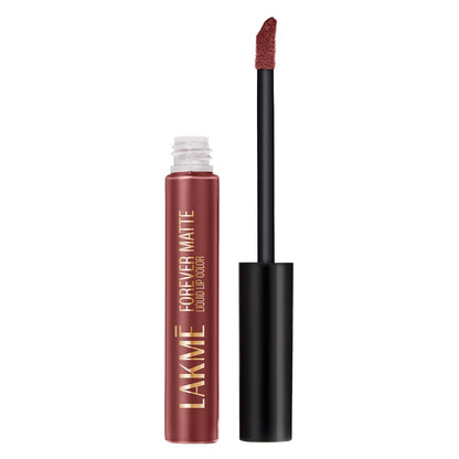 Lakme Forever Matte Liquid Lip Colour, Long-Lasting Liquid Lipstick, Lightweight & Transferproof, Smudgeproof - Nude Dream, 5.6ml
