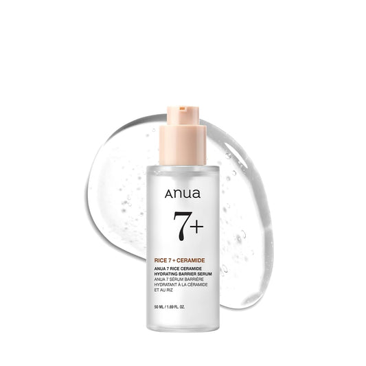 Anua 7 Rice Ceramide Hydrating Barrier Serum with Ceramide & Hyaluronic Acid For Korean Glass Skin