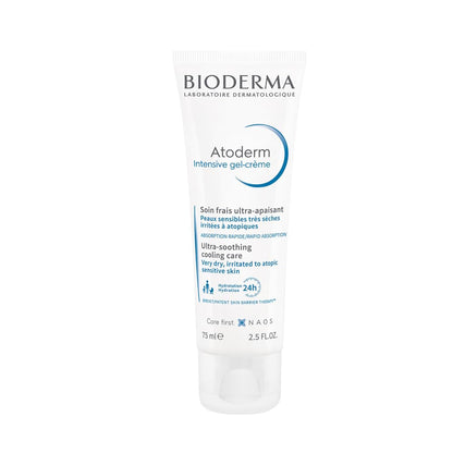 Bioderma Atoderm Intensive gel-creme bottle on a white background