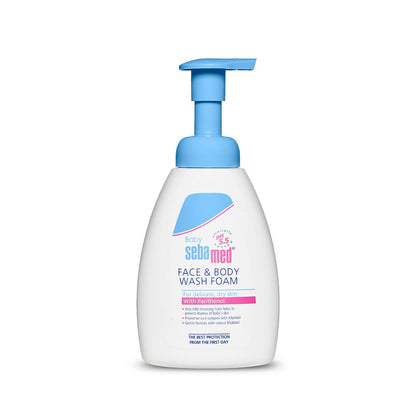 Sebamed Baby Face & Body Wash Foam|pH 5.5|Ideal for face & body cleansing|400 ml