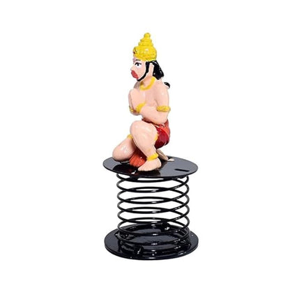 B.R STORE Spring Mounted Lord Hanuman Idol