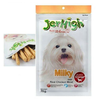 JerHigh Milk Stix StickYoung Adult Dog Treats, 100 Grams