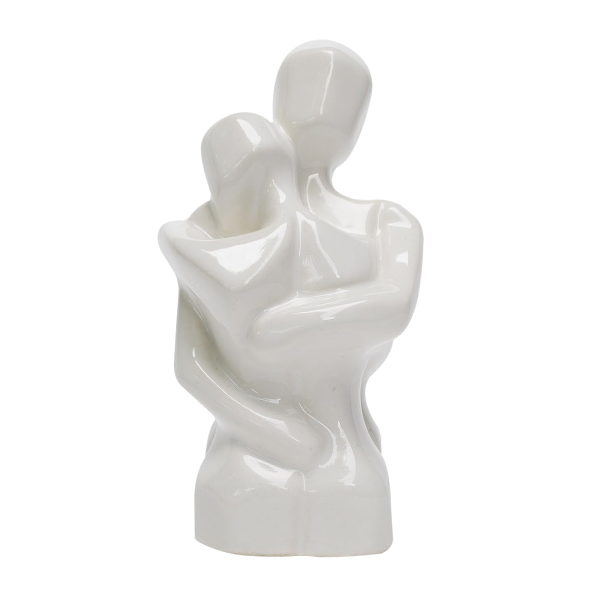 CraftVatika Romantic Couple Showpiece, Home Decoration Items for Living Room, Ceramic Showpiece for Home Decor, Home Decor Items for Living Room Bedroom Hall Office, Wedding Anniversary Valentines Day
