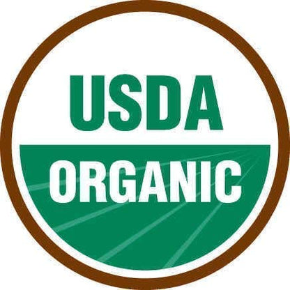 USDA Organic logo with green and brown colors on a white background
