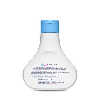 Sebamed Baby Bubble Bath|pH 5.5|With Chamomile|Soap Free|No Tears|200 ml