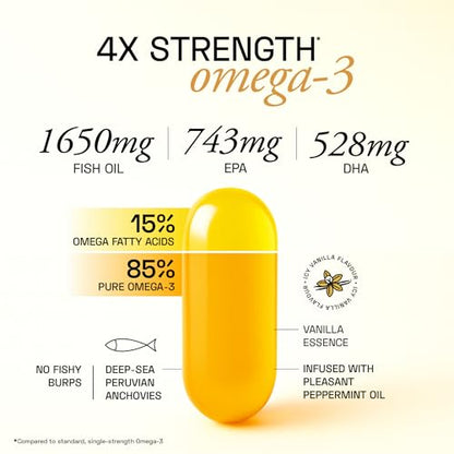 Ace Blend Omega 3 Fish Oil + Multivitamin for Men Combo | 60 Softgels + 60 Capsule | EPA DHA Fish Oil & Daily Multivitamin with 19 Nutrients
