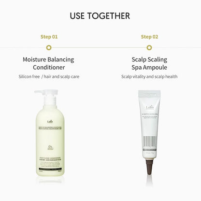 LADOR Moisture Balancing Conditioner (100ml) Enhance Volume, Smoothness & Shine | Hydrating, Cooling & Soothing Sensation Hair Conditioner | Suitable for Dry, Dull & Frizzy Hair