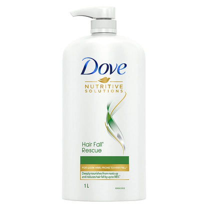 Dove Hair Fall Rescue Shampoo || For Damaged Hair|| Hair Fall Control for Thicker Hair - Mild Daily Anti Hair Fall Shampoo for Men & Women