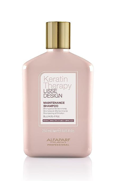 Alfaparf Milano Lisse Design Keratin Conditioner - Maintains and Enhances Keratin Smoothing Treatment - Anti-Frizz Hair Care Product - Paraffin and Sulfate Free Sp Luxeoil Keratin Protect - (250ml)