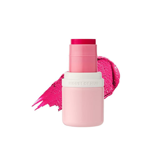 House of Hur Every Cheek Blush Stick (03 Mad for Fuschia) Korean Cream Blush for Cheeks, Hydrating Soft Matte Finish, Buildable Cheek Color for Natural Glow, Smooth Blending Makeup (6.5g)