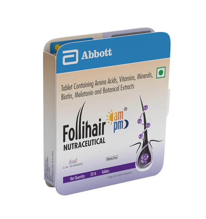 Follihair New Keratian Production Ampm (20 Count,20 Capsule)
