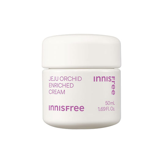 Innisfree Jeju orchid Face Moisturiser for Elasticity, Brightening and Nourishing | Moisturiser with Anti Aging Care with Hyaluronic Acid and Peptides-50ml