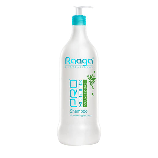 Raaga Professional Pro Botanix Volume Essence Shampoo with Green Apple Extract | Strengthens Hair, Provides Thicker Looking Hair | Suitable For Men & Women (1000 ml)