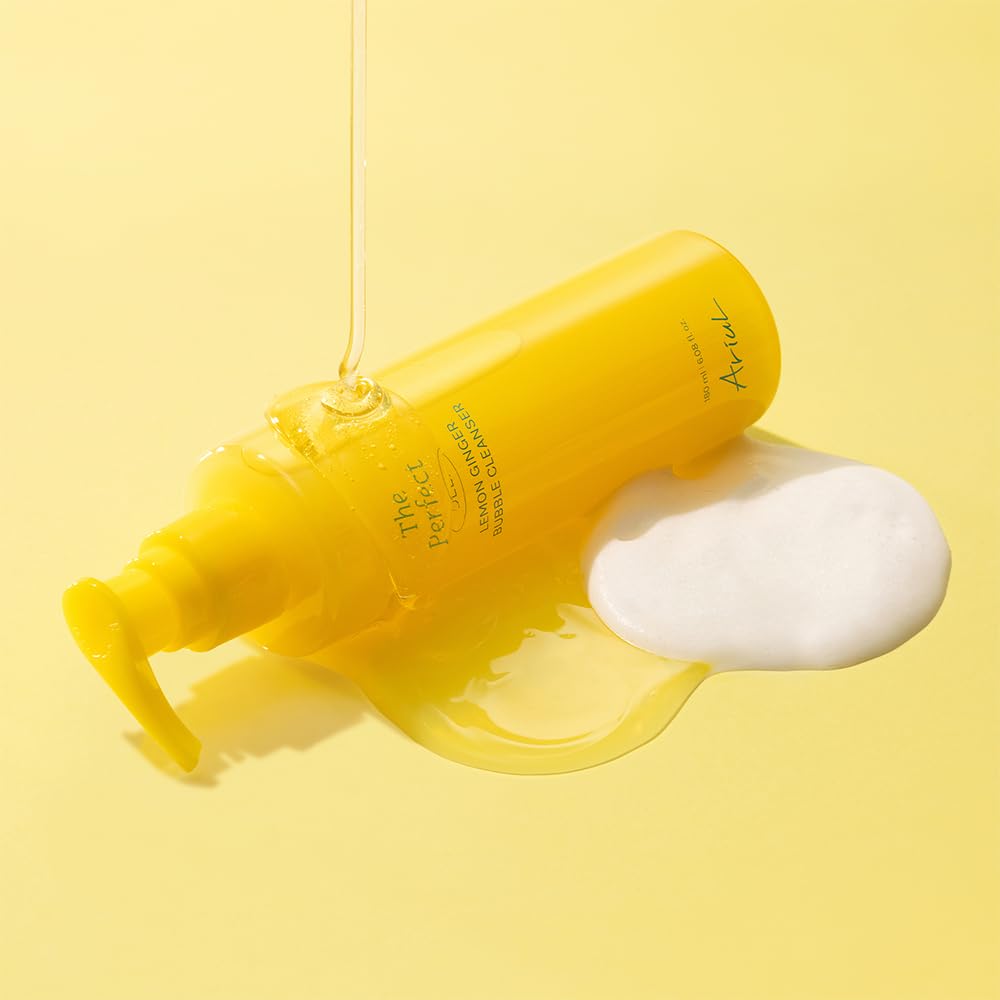Ariul Lemon Ginger Bubble Cleanser Makeup Remover Honey Toning Brightening