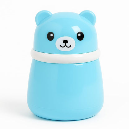 Portable Baby Skin Care Baby Powder Puff With Box Holder Container For New Born & Kids For Baby Face & Body (BLUE)
