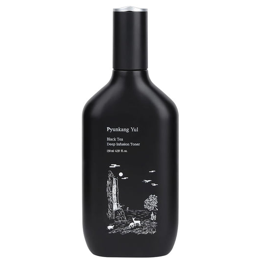 [PKY] Pyunkang Yul Black Tea Deep Infusion Toner for Firm & Dull Skin, Kombucha Fermented Black Tea, Hydrating Anti-Aging Care with Hyaluronic Acid & Ceramide, Korean Skincare (130 ml)