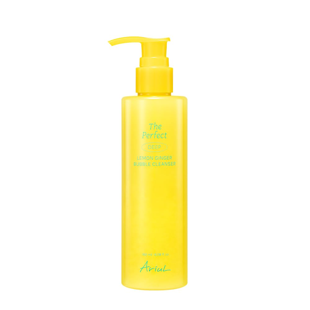 Ariul Lemon Ginger Bubble Cleanser Makeup Remover Honey Toning Brightening