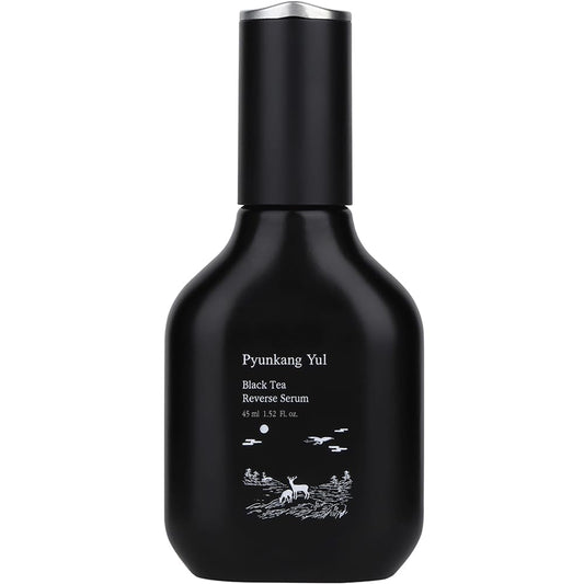 [PKY] Pyunkang Yul Black Tea Boosting Serum for Firm & Dull Skin, Kombucha Fermented Black Tea with Peptides for Fine Line Care, Korean Skincare (45 ml)