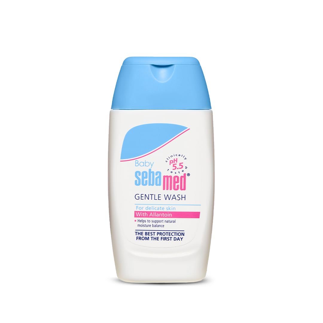 Sebamed Baby Gentle Wash|pH 5.5|Baby Body Wash|Soap Free|Tear Free| 50 ml