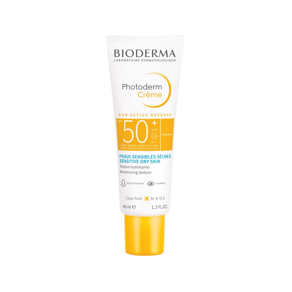 Bioderma Photoderm Crème sunscreen tube on a white background