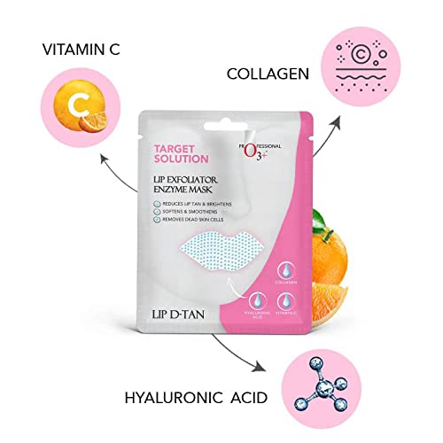 O3+ Lip Exfoliator Enzyme Mask for Reduce Lip Tan and Softens and smoothens 5G