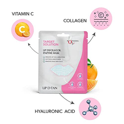 O3+ Lip Exfoliator Enzyme Mask for Reduce Lip Tan and Softens and smoothens 5G