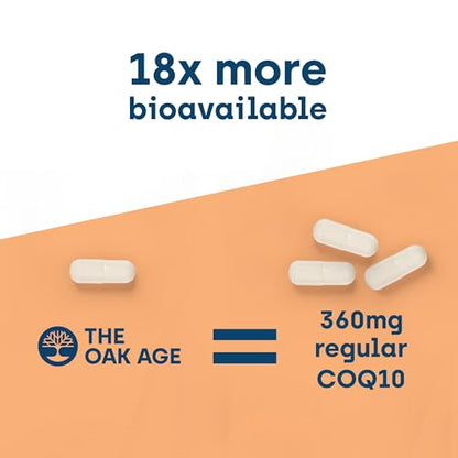 The Oak Age NMN + Resveratrol & CoQ10 Bundle | One Supports NAD⁺, The Other Powers Mitochondria | Complete Cellular Energy Support Without Stimulants