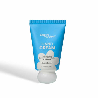 Earth Rhythm Softening Hand Cream, Locks Moisture with Ceramides, Fast Absorbing, No Silicones - Ocean Breeze