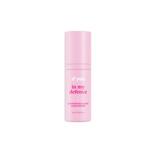 d'you In my Defense Lightweight Moisturiser for Intense Hydration with Ceramides for Men & Women | Non greasy cream for Dry, Oily & Combination Skin | Korean Skin Care Product | Cruelty Free | 10ml
