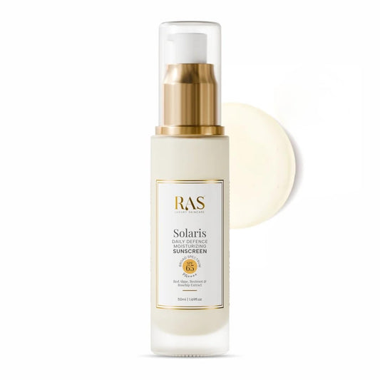 RAS Luxury Oils Solaris Daily Defence Mineral Sunscreen, SPF 50, PA+++, Protects from UV damage