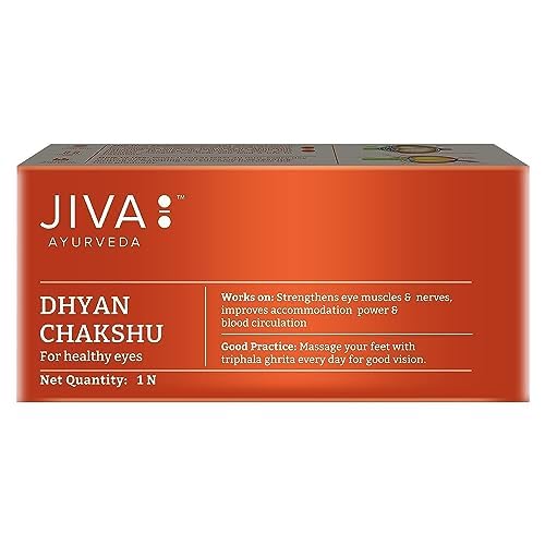 Jiva Dhyan Chakshu | Pin Hole Glasses Designed on Ayurvedic Tratak Principle | Trains and Strengthens Eye Muscles and Improves Vision Naturally | Soothes Irritation & Redness