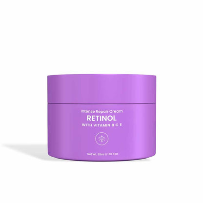 Earth Rhythm Retinol Night Cream – Vitamin B, C & E. Reduces Wrinkles, Intense Repair, Anti Ageing. No Phthalates