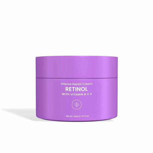 Earth Rhythm Retinol Night Cream – Vitamin B, C & E. Reduces Wrinkles, Intense Repair, Anti Ageing. No Phthalates