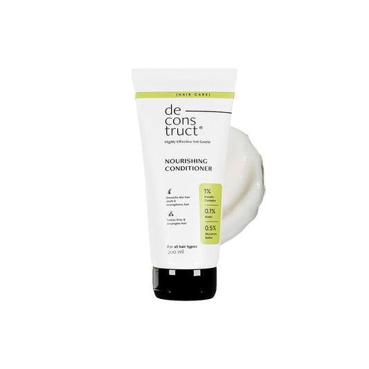De Construct Nourishing Conditioner bottle on a white background