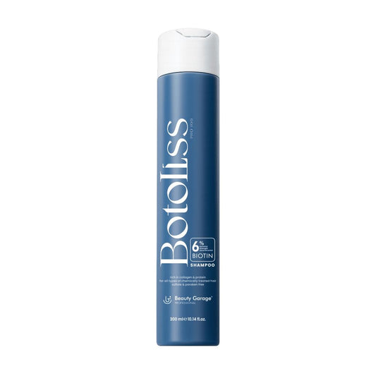 Beauty Garage Botoliss Biotin Shampoo | 6% Biotin with Collagen & Protein | 300ml Sulfate-Free Hair Cleanser | Botoliss Shampoo for Women & Men | Suitable for All Hair Types