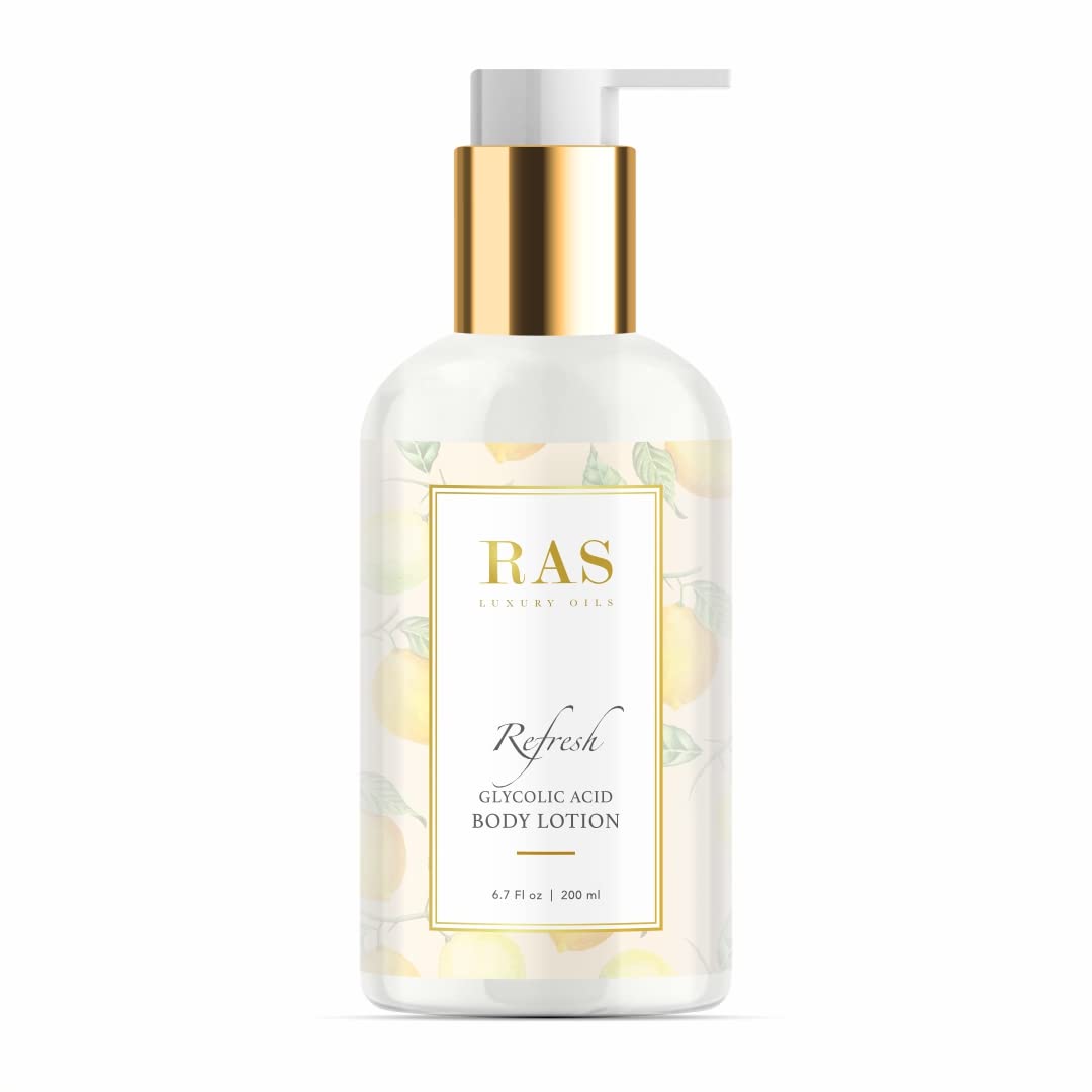 RAS Luxury Oils Refresh Weightless Body Lotion, Wild Sage & Sea Salt; Decongests & Refreshes; Moisturises & Softens; 200ml