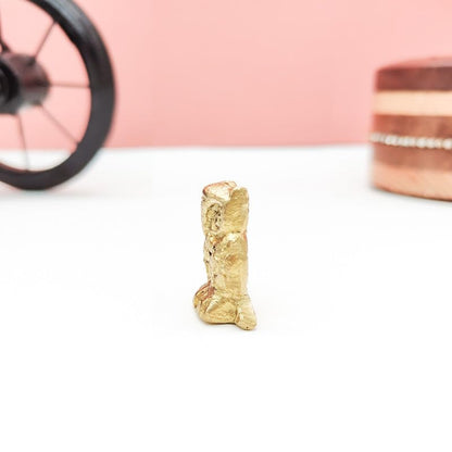 Brass Animal Owl Sculpture Statue Handcrafted Decorative Showpiece Idol for Home, Office Decor (Size : 3cm | Weight : 25gm Approxe)