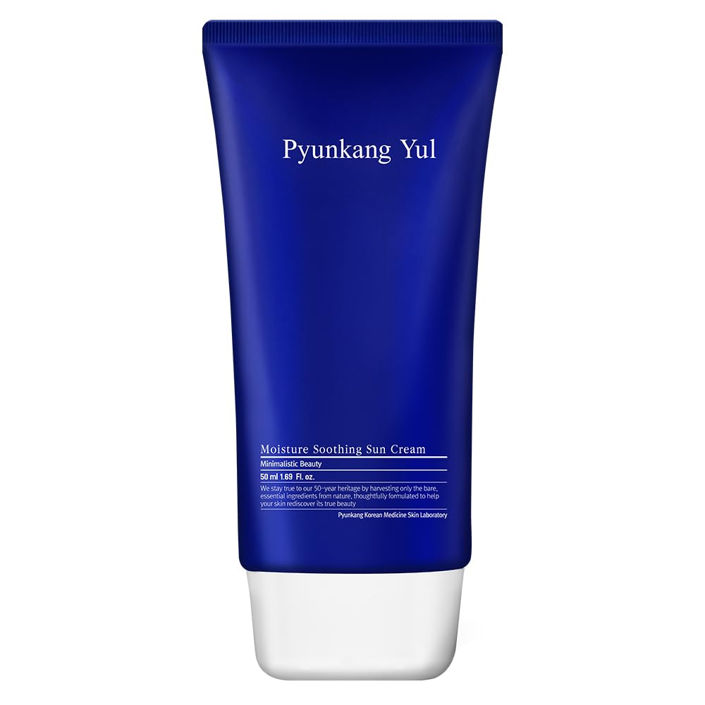 [PKY] Pyunkang Yul Moisture Soothing Sun Cream, Broad Spectrum SPF 50 Safe Hybrid Sunblock, Reef Safe, No White Cast, Korean Skincare (50ml)
