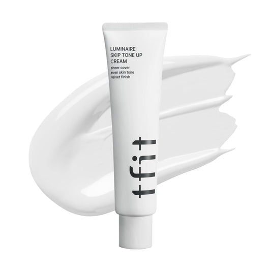 TFIT Luminea Skip Tone Up Cream / 3.5 oz (100 g) / Hypoallergenic/No Makeup/Moisturizing/SNS Hit Product